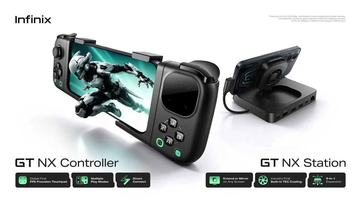 Infinix Expands Its Gaming Ecosystem with the GT NX Controller and GT NX Station