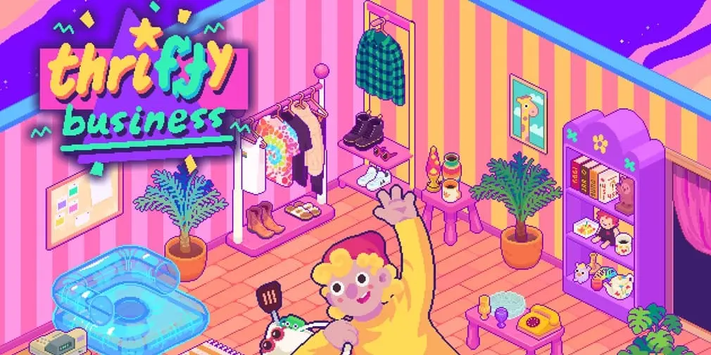 90s-Inspired Cozy Management Sim ‘Thrifty Business’ Headed to iOS and Android This November