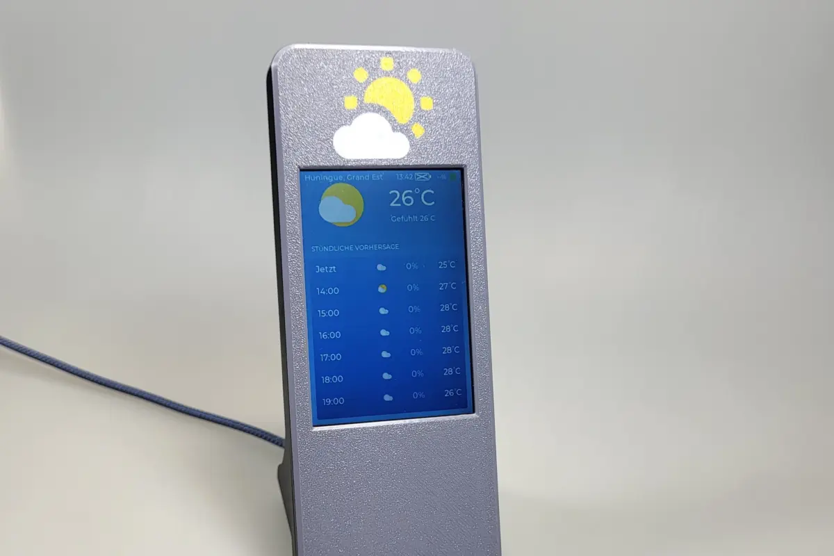 An ESP32-Powered Desktop Weather Display Solves the Problem of Empty Rooms with mmWave Radar