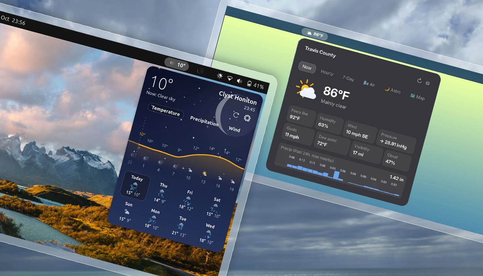 GNOME Shell Panel Extensions Deliver Fresh Meteorological Options for Linux Users
