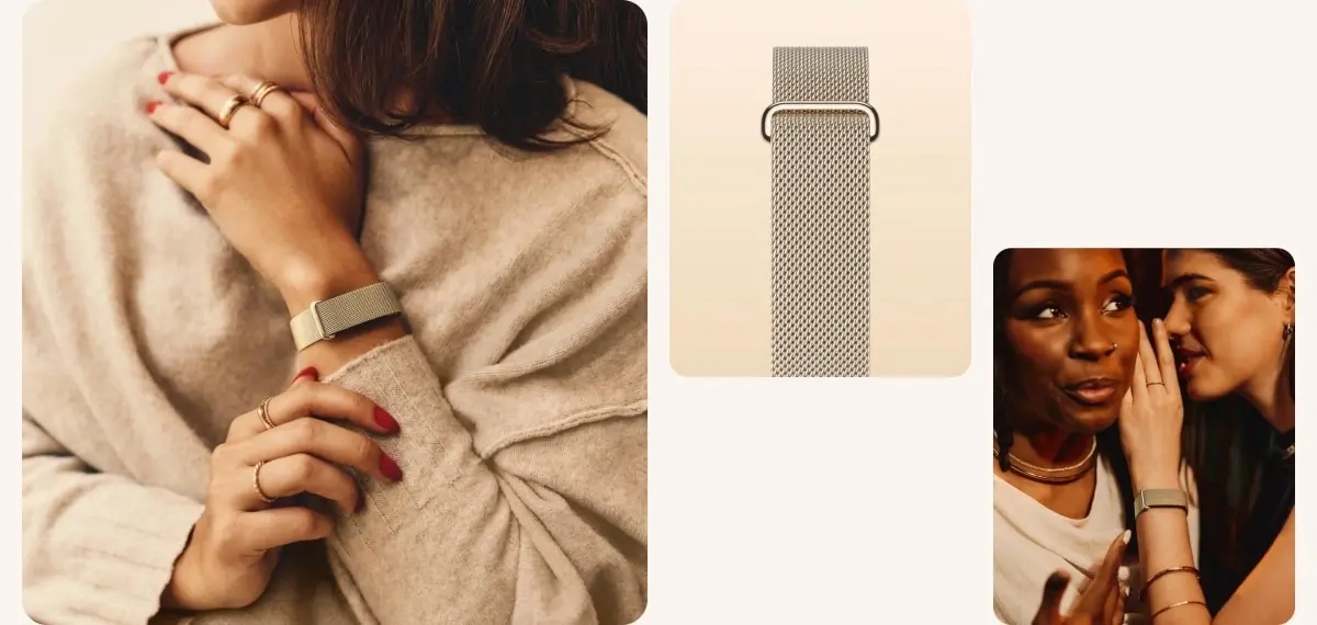 Google Expands Fitbit Air Lineup With New Premium Metal Mesh Bands