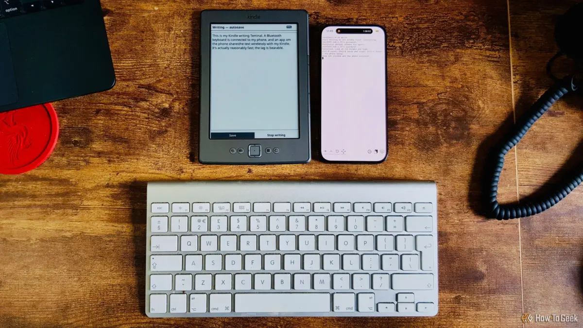 How an Old Jailbroken Kindle Was Transformed Into a Distraction-Free Writing Terminal