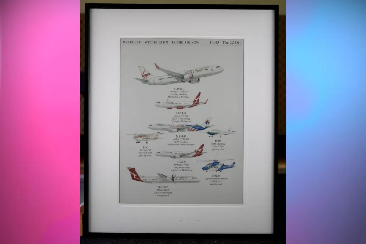 Innovative Maker Combines Live Flight Data and E-Ink Displays into a Custom Art Project