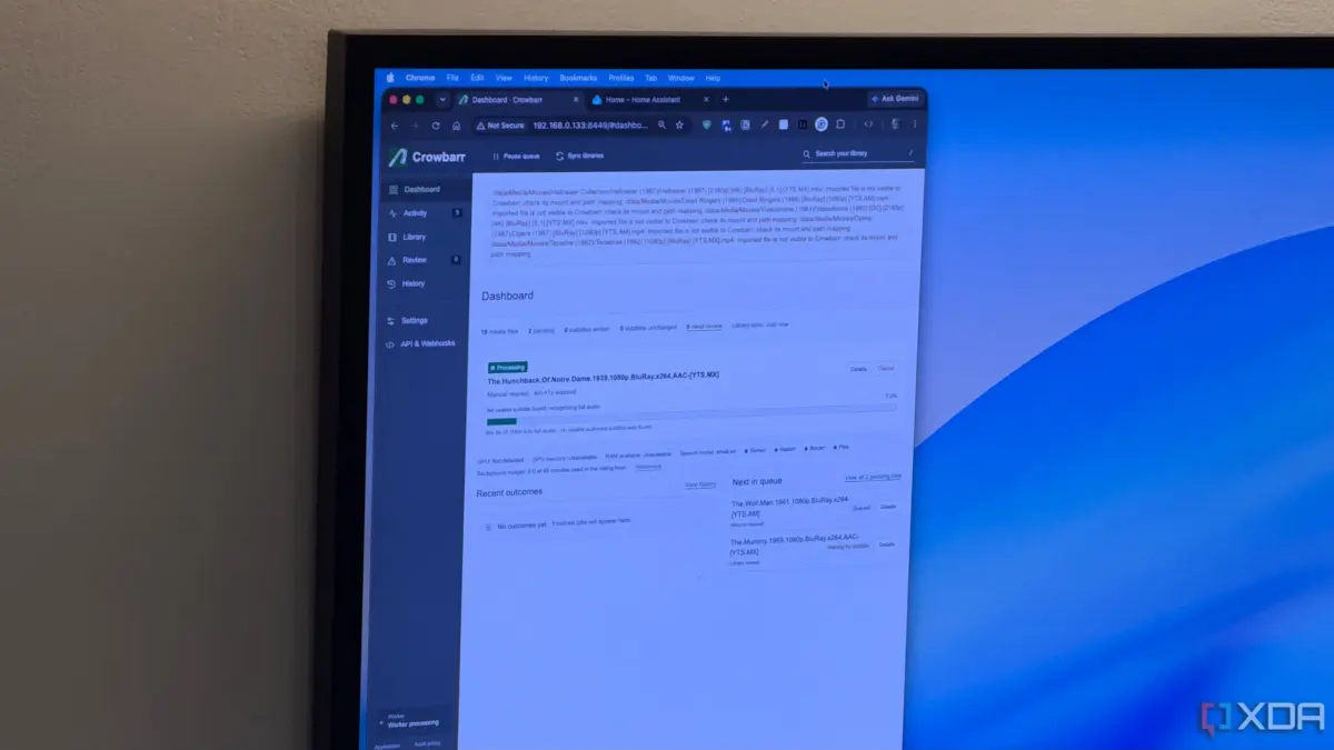 Open-Source Tool Crowbarr Solves Media Server Subtitle Woes Using Local AI