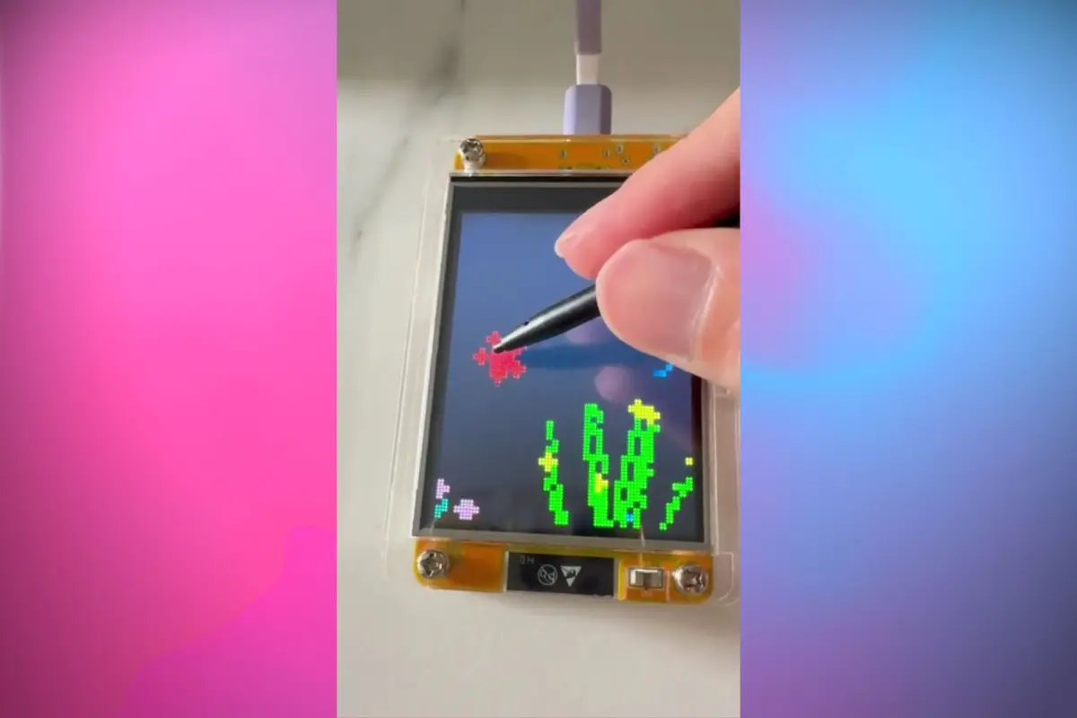 Reviving Old Hardware: Maker Turns Cheap ESP32 Yellow Display Into a Feature-Rich Miniature Digital Aquarium