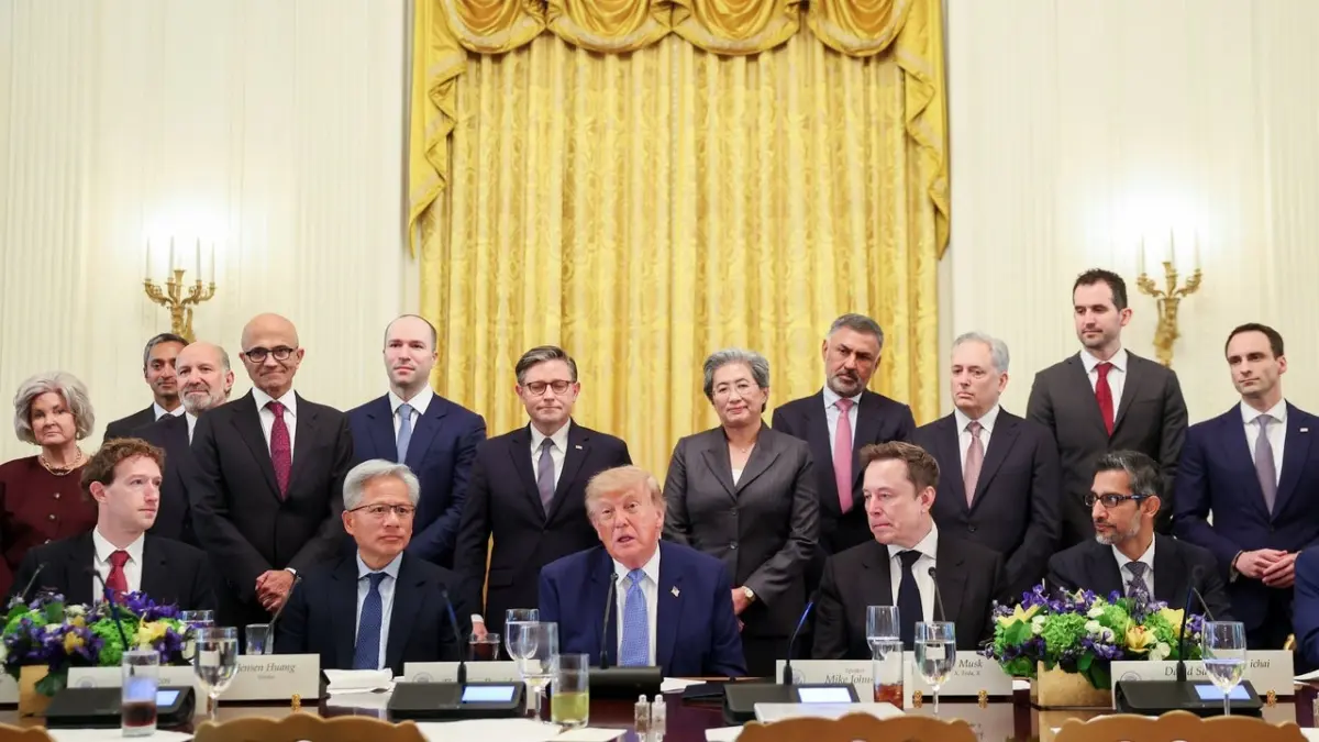 Tech Titans Convene at White House as Trump Administration Navigates AI Policy Landscape
