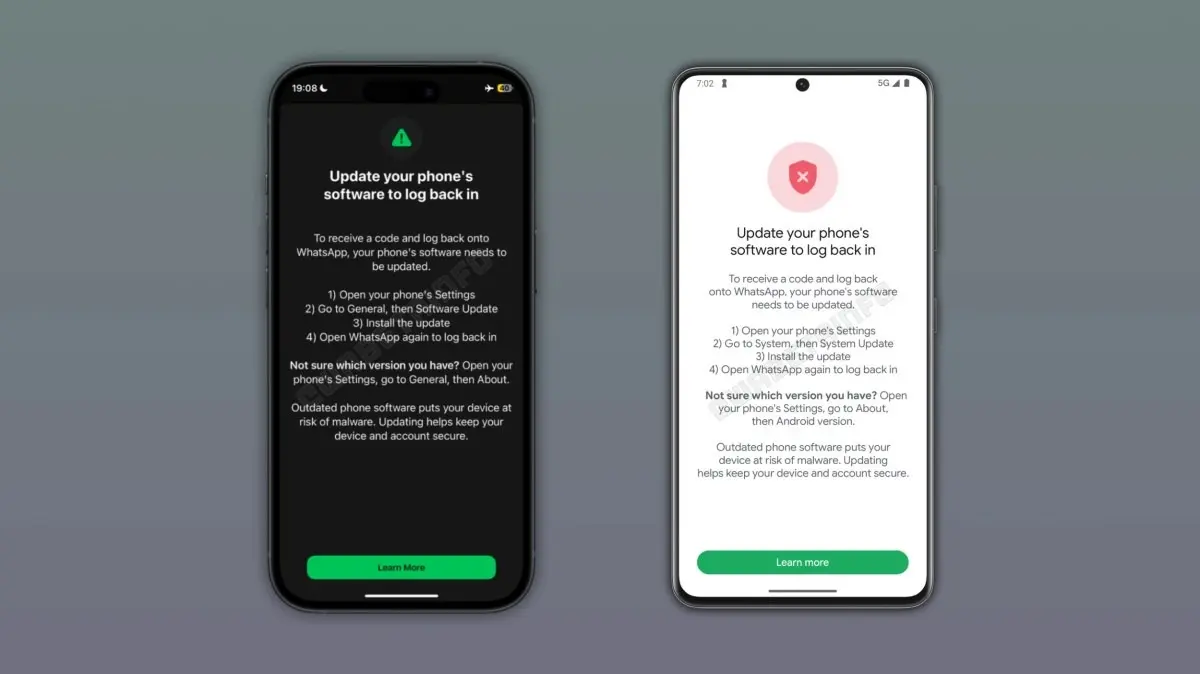 WhatsApp Enforces Strict New Security Measures by Blocking Logins on Outdated Android and iOS Versions